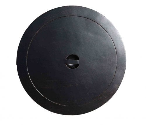 Round Outdoor Fire Pit Cover 30036 02, Round Steel Fire Pit Cover